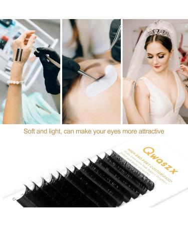 Buy Qwaszx Eyelash Extension Fans - Curling 0.05/0.07 C/D - 8-15mm Mixed Flowering Lashes for Perfect Eyelash Extensions - Buy Online on SooperMarket.com