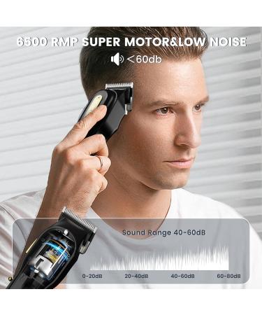 KNCANEO Hair Clippers for Men Professional -Cordless Beard Trimmer Rechargeable Waterproof Barber Clippers for Hair Cutting & Grooming Electric Shaver Gift for Men - Buy Online on SooperMarket.com