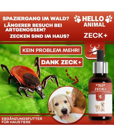 Helloanimal Anti-Tick Liquid for Dogs & Cats | Instant Protection | Natural Supplementary Feed - Buy Online on SooperMarket.com