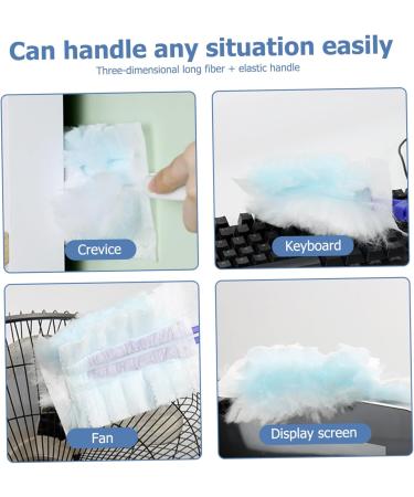 30Pcs Duster Refills with 1 Short Handle Disposable Cobweb Duster Heads Static Dust Removal Dusting Tools Hand Dusters for Cleaning Furniture Blinds Ceiling Fans Dusters for Cleaning Cobweb - Buy Online on SooperMarket.com