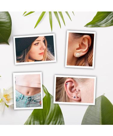 Swiftalyn Piercing Aftercare Kit - 50Pcs Skincare Swabs for New & Irritated Piercings - Buy Online on SooperMarket.com