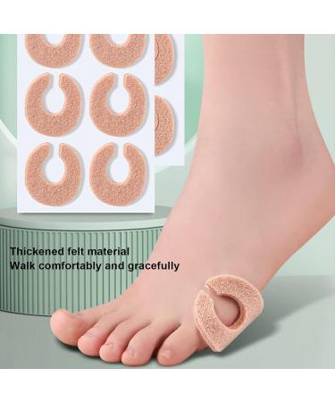 Felt Callus Cushions 24pcs - Soft Breathable Sweat Absorbing Pads for Foot Calluses - Adhesive Callous Cushions for Comfort and Protection - Buy Online on SooperMarket.com