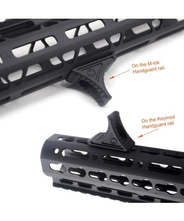 Forward Universal Hand Stop for Keymod & M-Lok Tactical Handguards - Enhanced Control - Buy Online on SooperMarket.com