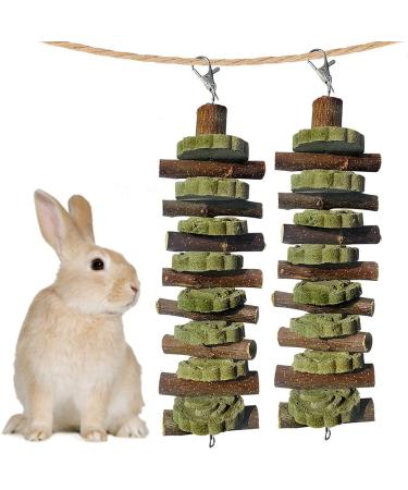 Has gambling apple wooden sticks of course edible grass cake pet pet snacks treats treat molars grinding toys for small animals rabbits chinchilla guinea pig 2 pieces