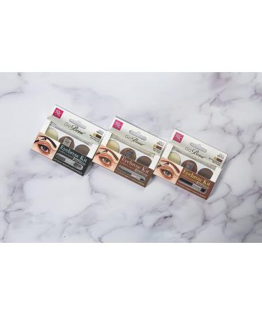 Ruby Kisses Go Brow Eyebrow Kit in Black Dark Brown - Define and Enhance Your Brows - Buy Online on SooperMarket.com