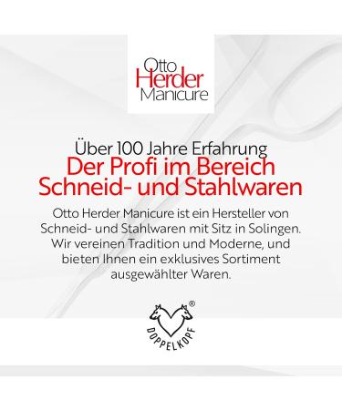 Otto Herder Professional Nail Scissors 9cm - Rustproof Foot and Fingernail Scissors with Micro Toothing & Adjustable Screw - Superior Quality for Perfect Nails - Buy Online on SooperMarket.com