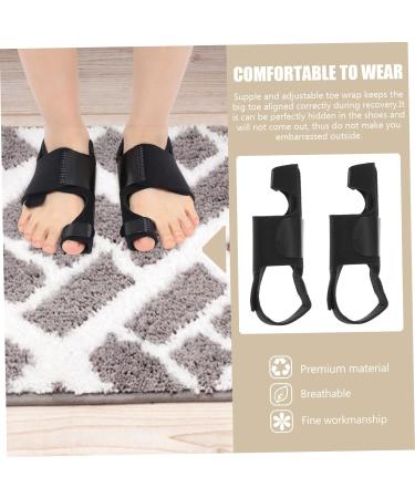 PLAFOPE Hallux Valgus Wrist Thumb Brace - Hammer Toe Straightener & Bunion Separator with Metatarsal Pads - Black - Buy Online on SooperMarket.com