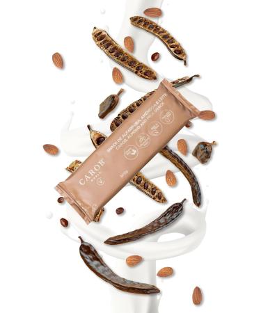 Carob Almond and Milk Snack | Gluten-free and Sugar-free | Pack of 20 Units (20 x 36g) - Buy Online on SooperMarket.com