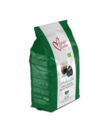 Italian Coffee capsules compatible with Nescafe Dolce Gusto machines Espresso pods (Arabica 64 Pods)