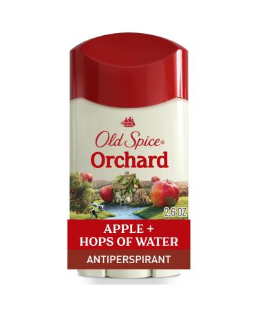 Old Spice Dry Feel Antiperspirant Deodorant for Men 24/7 Long Lasting Freshness 24/7 Sweat & Odor Protection Gentle on Skin with Skin Conditioners Orchard with Apple & Hops Water Scent 2.6 oz