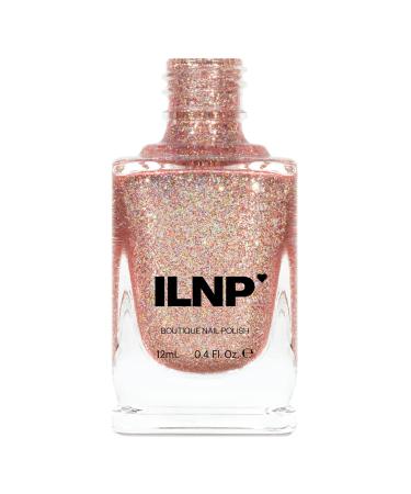 ILNP Juliette Holographic Nail Polish, Rose Gold Rose Gold 0.4 Fl Oz (Pack of 1)