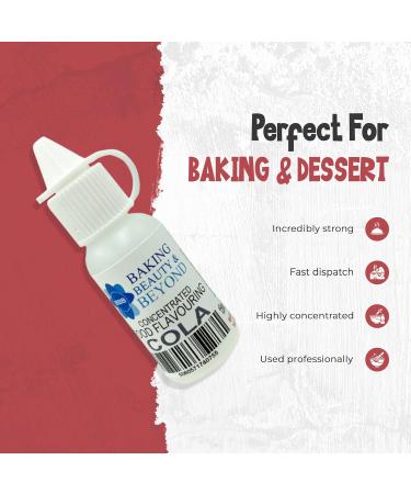 Baking Beauty and Beyond Concentrated Food Flavouring Oil - Dozen of Professional Quality Food Grade Flavouring Oil for Candy Making Baking Cooking Lip Balm and Lip Gloss - Cola (50ml) - Buy Online on SooperMarket.com