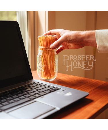 Prosper Honey Sticks - 100% Pure Unfiltered American Honey Straws (50 Pack) - 1 Count - Buy Online on SooperMarket.com