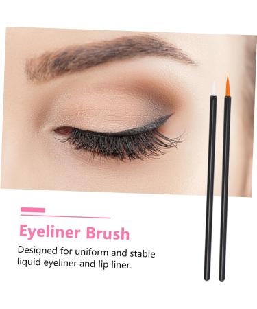 Mikinona Lash Brush 100pcs Disposable Eyelash Brush Makeup Brush Lash Applicator Eyeliner Fiber Brush Eyes Girl Tool - Buy Online on SooperMarket.com