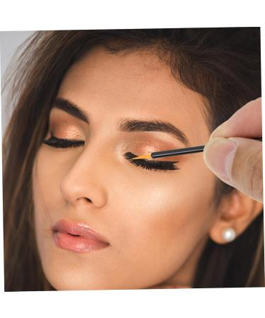 WOONEKY 200 Pcs Disposable Eyeliner Brush Make up Kit Cosmetic Eyeliner Wand Lip Liner Brushs Cosmetic Brush - Buy Online on SooperMarket.com