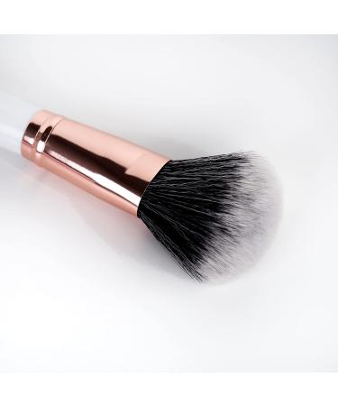 Shop Elegant Powder Brush - Pink & Gold | Perfect One Size for Flawless Makeup Application - International Shipping Available - Buy Online on SooperMarket.com