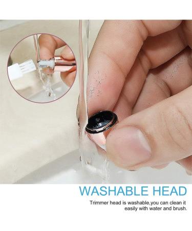 Eyebrow Hair Remover | Painless Precision Trimmer for Women | Portable Razor Tool with Light - Gold | Fast International Shipping - Buy Online on SooperMarket.com