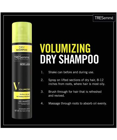 Tresemme Fresh Start Dry Volumizing Shampoo 4.3 oz - Pack of 2 | International Shipping - Buy Online on SooperMarket.com