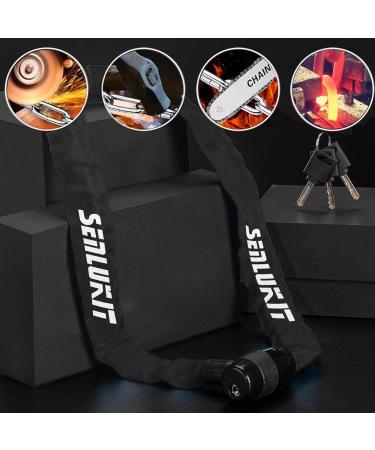 Buy SenluKit High Security Bicycle Lock Level 5 - Anti-Theft Key Lock (Black) | International Shipping Available - Buy Online on SooperMarket.com
