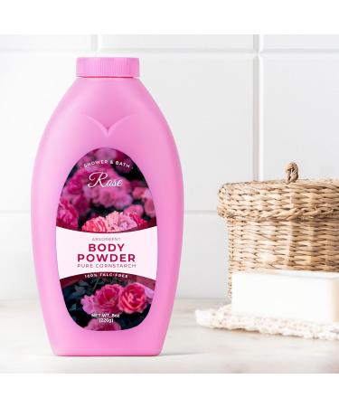 R-NEU Body Bath Powder for Women 100% Talc-Free Elegant Rose Petals Dusting Powder Extra Large Refill 8oz - Buy Online on SooperMarket.com