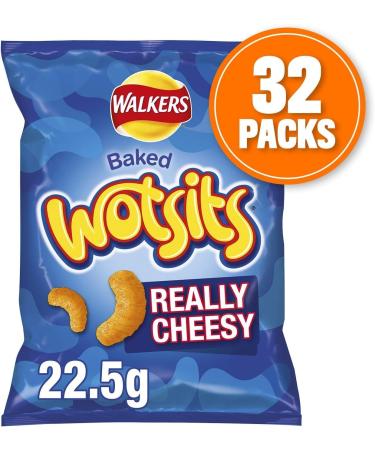 Walkers Wotsits Really Cheesy Snacks Crisps Case of 32x22.5g - Buy Online on SooperMarket.com