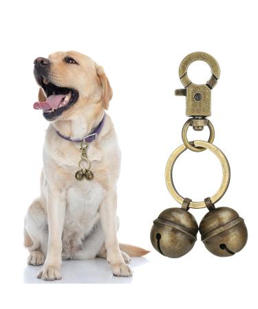 umorismo Loud Bell For Cat & Dog Collar Brass Bells Charm Pendant Bells With Clasp For Cats Dogs Pets Christmas New Year Gift