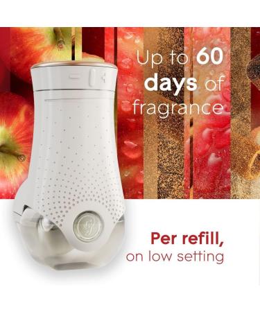 Glade PlugIns Air Freshener Refill Scented and Essential Oils for Bathroom and Home Fragrance Apple Cinnamon 5 Count - Buy Online on SooperMarket.com