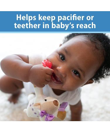 Dr. Brown's Baby Pacifier 0-6m with Soft Lovey Sloth and Teether - Pink - Buy Online on SooperMarket.com