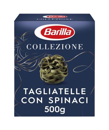 Barilla Durum Wheat Pasta Collection Tagliatelle con Spinaci (1 x 500 g) Nester 500 g (1 pack) Tagliatelle Paglia e Fieno