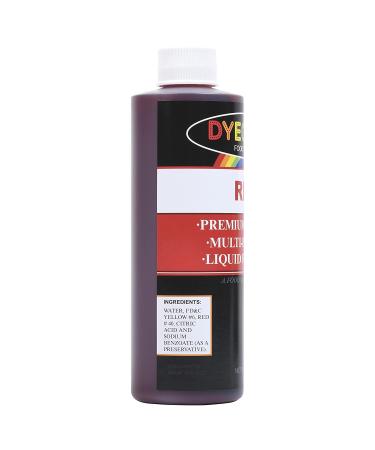 DyeCraft Red Food Coloring (8 oz) - Odorless & Tasteless Edible Dye for Baking, Cooking, Arts & Crafts - Buy Online on SooperMarket.com