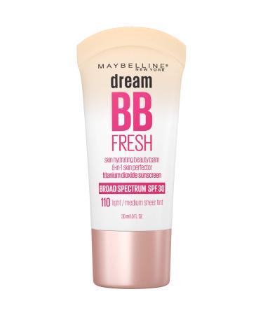 Maybelline Dream Fresh BB 8-in-1 Beauty Balm Skin Perfector SPF 30 Light/Medium 1 oz (Pack of 3)