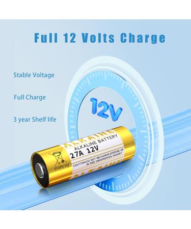 A27 Battery - Long-Lasting 12V Alkaline Batteries (5 Pack) for Doorbells & Remotes - Buy Internationally - Buy Online on SooperMarket.com