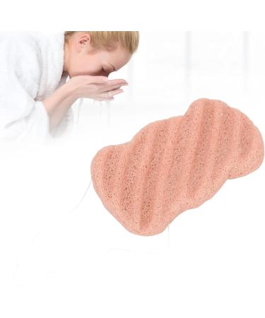 Verdant Touch Exfoliating Face Sponge Facial Sponge Reusable Exfoliating Bath Puff Washable Portable Face Cleansing Plant Fiber Pink - Buy Online on SooperMarket.com