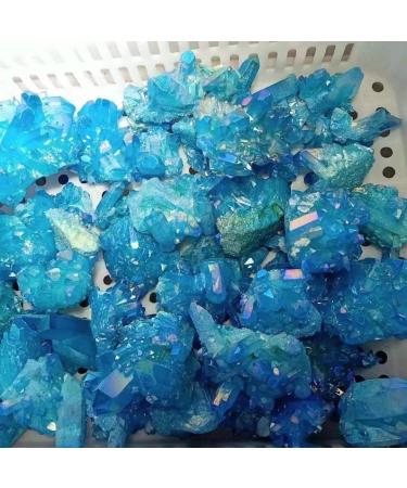 Natural Electroplated Quartz Raw Crystal Cluster for Decoration 200g-300g 1pc HOMEZHOU - Buy Online on SooperMarket.com