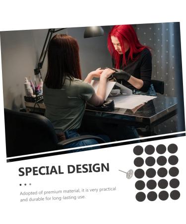Amosfun 3 Sets Nail Polishing Sheets Manicure Sandpaper Disc Metal Bit Disc Sanding Paper Foot Nail Forms Nail Tool Nails Tools Pedicure Sanding Disc Stainless Steel Electric - Buy Online on SooperMarket.com