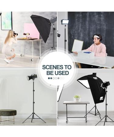 EMART 7 Ft Photography Light Stand - Portable Tripod Stand for Speedlight, Flash, Softbox, Umbrella - 2 Pack 7ft with Carry Case - Buy Online on SooperMarket.com
