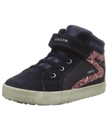 Geox Women's B Kilwi Girl F Sneaker 7.5 UK Blue Dk Navy