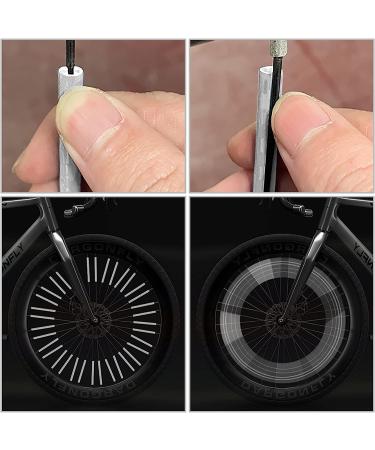 Inheming 48 PCS Bike Spoke Reflectors - Decorative Wheel Wraps for Kids Road & Mountain Bikes - Buy Online on SooperMarket.com