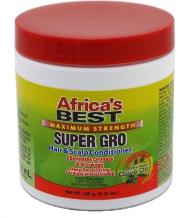 Africas Best Super Gro Hair and Scalp Conditioner 149g - Nourish & Strengthen Hair | International Shipping - Buy Online on SooperMarket.com