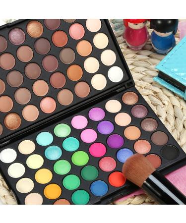FILFEEL 80 Colors Eyeshadow Palette - Professional Pearl Matte Eye Shadow Set - Buy Online on SooperMarket.com