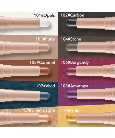 Go Ho Cream Eyeshadow Stick - Waterproof, Smooth & Vivid | Easy-to-Apply Eyeshadow Pencil - Buy Online on SooperMarket.com