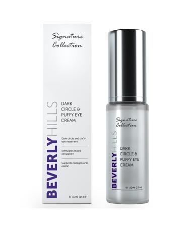BEVERLY HILLS Anti Aging Eye Cream for Treating Dark Circles  Puffy Eyes  Wrinkles and Crows Feet 1 Ounce (Pack of 1)