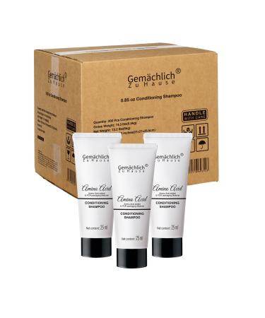 Conditioners and Shampoos with Natural Ingredients 0.85oz Travel Size 2-in-1 Conditioning Shampoo Bulk Sets for Hotel Airbnb 200 pieces 0.85 Ounce (Pack of 200)