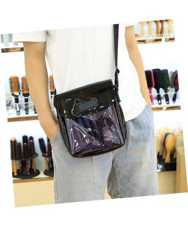 Balacoo Clear Makeup Bag - Versatile Crossbody Purse & Organizer for Cosmetics Hair Tools and Travel | PVC 21x20x5.5cm - Buy Online on SooperMarket.com