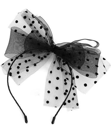 SUNTRADE Women 80's Party Lace Headband with Bow 80s Costumes Accessories Set of 3 - Buy Online on SooperMarket.com