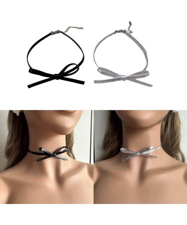 Oralgos Elegant Butterfly Necklace | Adjustable Handmade Silver Loop Charm Trailer - Perfect Gifts for Women - Buy Online on SooperMarket.com