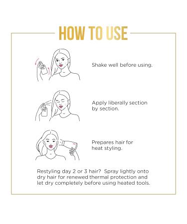 Pantene Pro-V Heat Protectant Spray Pack of 3 - 21.6 oz Total - Buy Online on SooperMarket.com