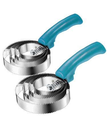 Harrison Howard Reversible Stainless Steel Curry Comb with Soft Touch Grip Style 1