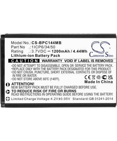 Replacement Battery for Babymoov Touch Screen A014407 | 1200mAh 3.7V Compatible Battery - Buy Online on SooperMarket.com