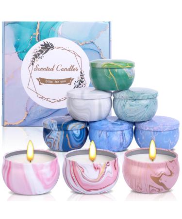 SuperSun 9 pieces fragrance candle set 200st fragrance candles Christmas gift set for women scented candles soy wax aromatherapy candles birthday valentine's day bad yoga